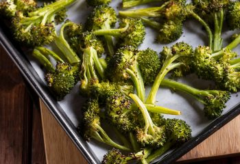 Roasted Broccoli  & Mustard Vinaigrette