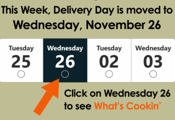 Thanksgiving Week Delivery