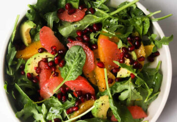 Citrus Arugula Salad with Pomegranate Seeds