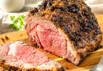 Garlic-Herb Crusted Prime Rib Steaks