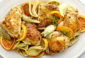 Roast Chicken with Citrus & Fennel