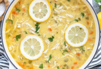 Lemony Chicken & Rice Soup