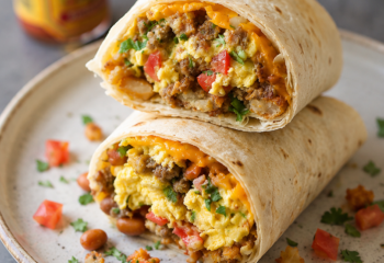 Breakfast Burrito (GF & Vegetarian Available)