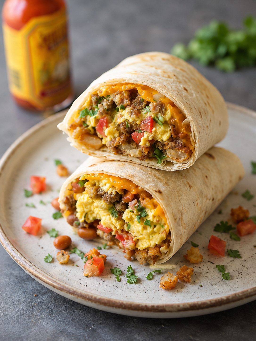 Breakfast Burrito (GF & Vegetarian Available)