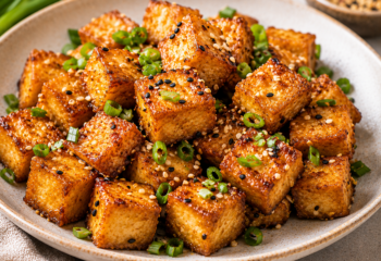 Crispy Sesame Tofu (Vegetarian)