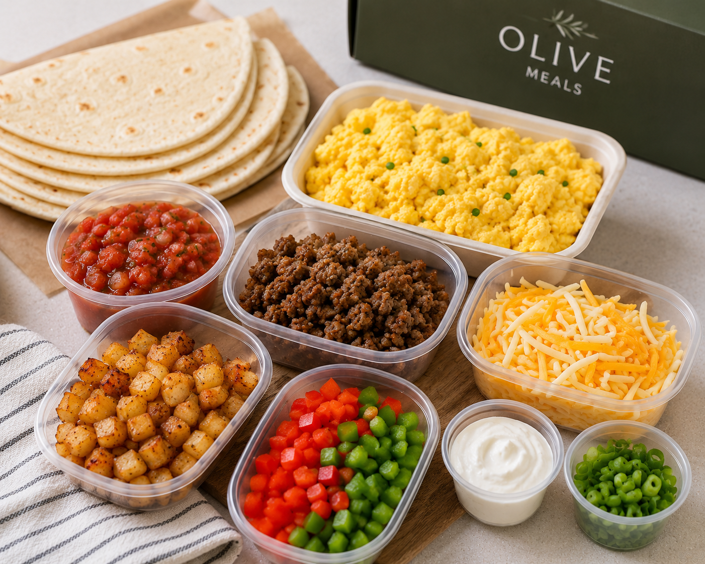 Breakfast Burrito Kit (GF & Vegetarian Available)