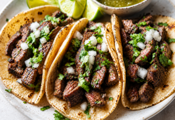 Citrus-Marinated Carne Asada Street Tacos (Vegetarian Available)