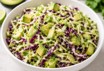 Avocado Cabbage Slaw (Vegetarian)